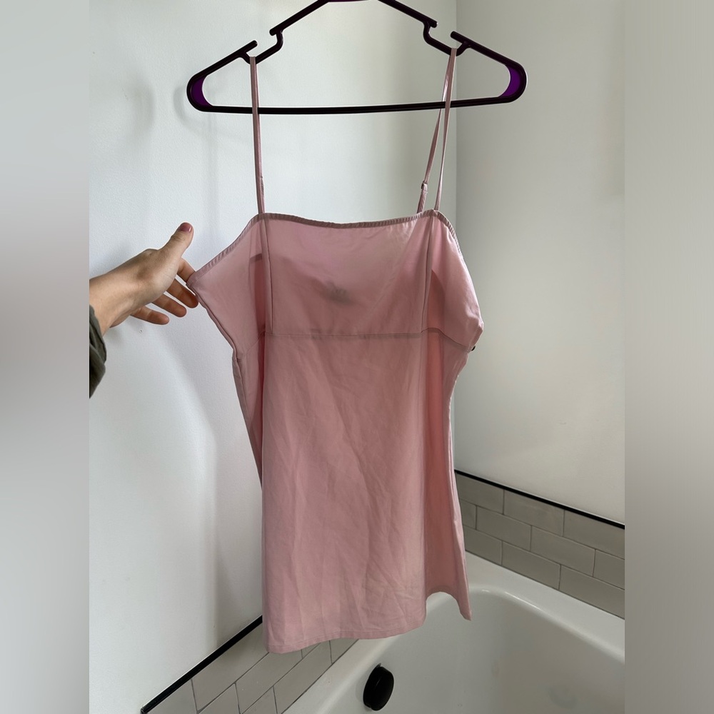size medium pink Free People slip dress